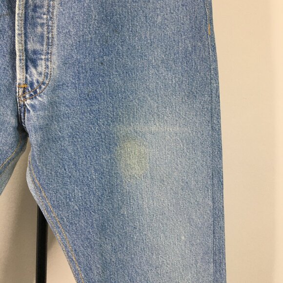 RE/DONE x Levis Button Fly Light/Med Wash High Rise Waist Crop Ankle Jeans - Picture 15 of 16